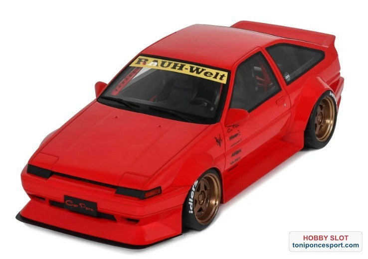 Toyota AE86 Sprinter Trueno WIDEBODY FERRARI ROSSO CORSA 1986