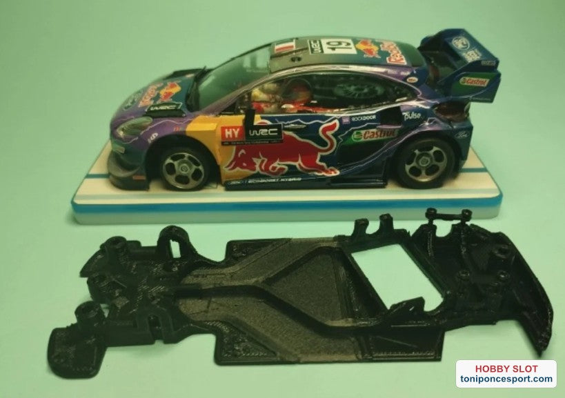 Chasis angular DUAL EVO compatible Ford Puma WRC SCX.