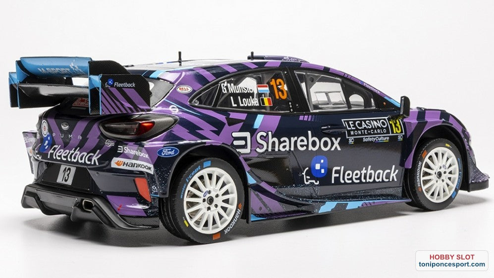 Ford Puma Rally1 Rallye Monte Carlo 2026 Nº13 G.Munster / L.Louka.