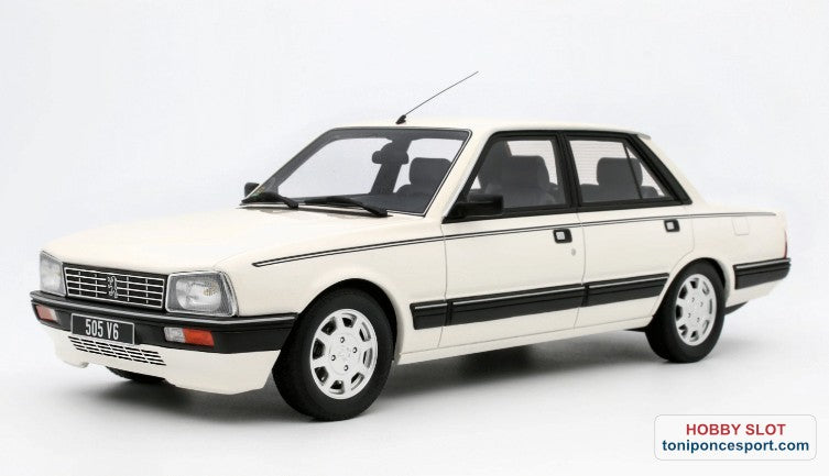 PEUGEOT 505 V6 BLANC MEIJE 1989