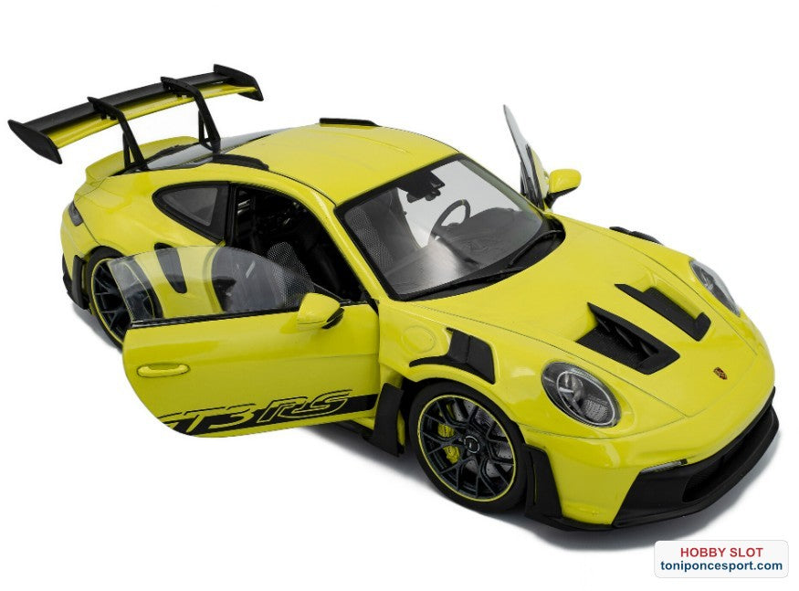 PORSCHE 911 GT3 RS SOLIDO WORKS NEON LIME 2024