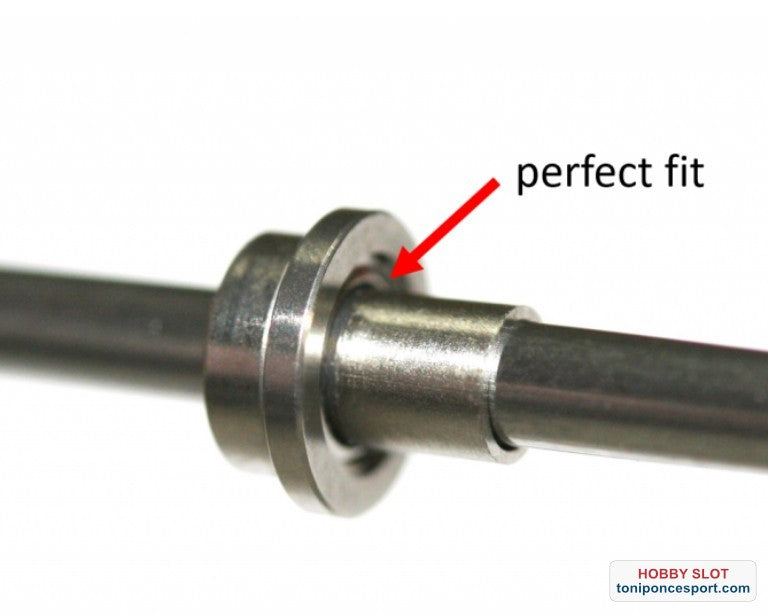 Separador 4 mm. MINI INOX. para eje 2,38 mm. (3/32´´) x10