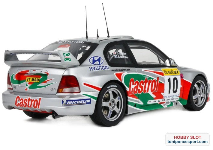 HYUNDAI ACCENT WRC GREY #10 RALLY MONTE CARLO 2001