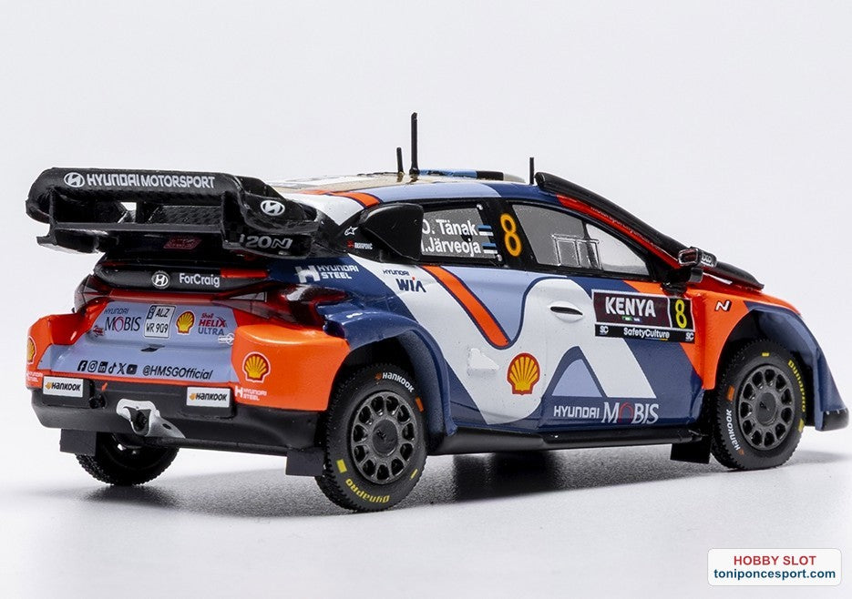 Hyundai i20 N Rally1 #8 Rally Kenya 2025 O.Tanak - M.Javeoja.