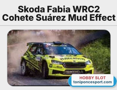 Skoda Fabia WRC2 - Cohete Suárez Mud Effect