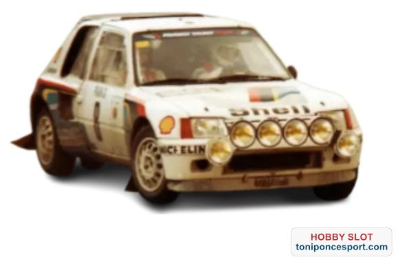 PEUGEOT 205 T16 N 8 RALLY MONTECARLO 1985 B. SABY J. F. FAUCHILLE