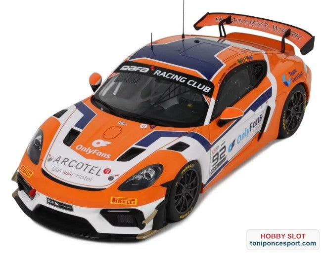 PORSCHE 718 CAYMAN GT4 RS CLUBSPORT E. HEYERDAHL / N. MALOY GT4 EUROPEAN SERIES 2024