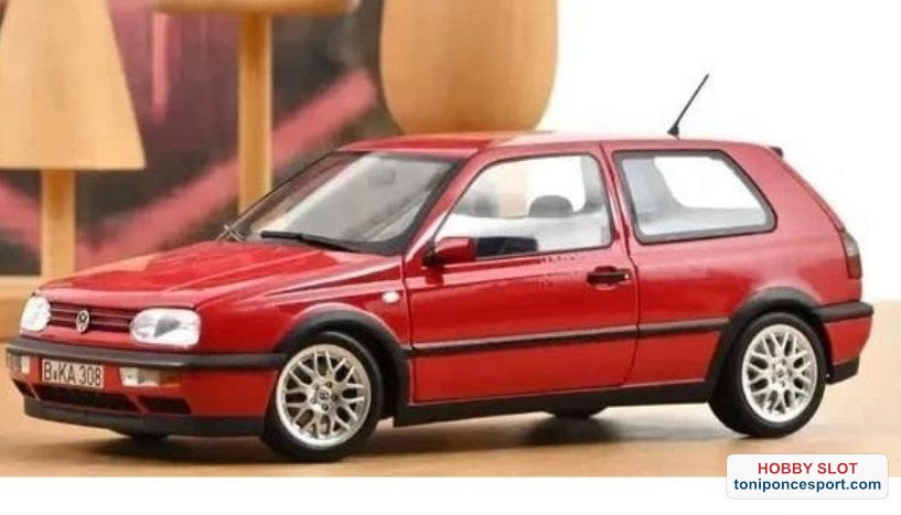 VW GOLF GTI 1996 FLASH RED 1:18 (REPROD23)