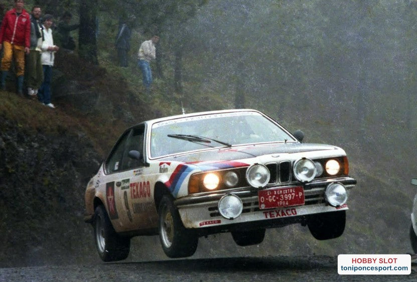 BMW 635 Csi Rallye El Corte Inglés 1984 José Mª. Ponce / I. Fernández.