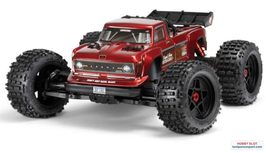Monster OUTCAST 4S 4X4 RTR Brushless Stunt Truck Red.
