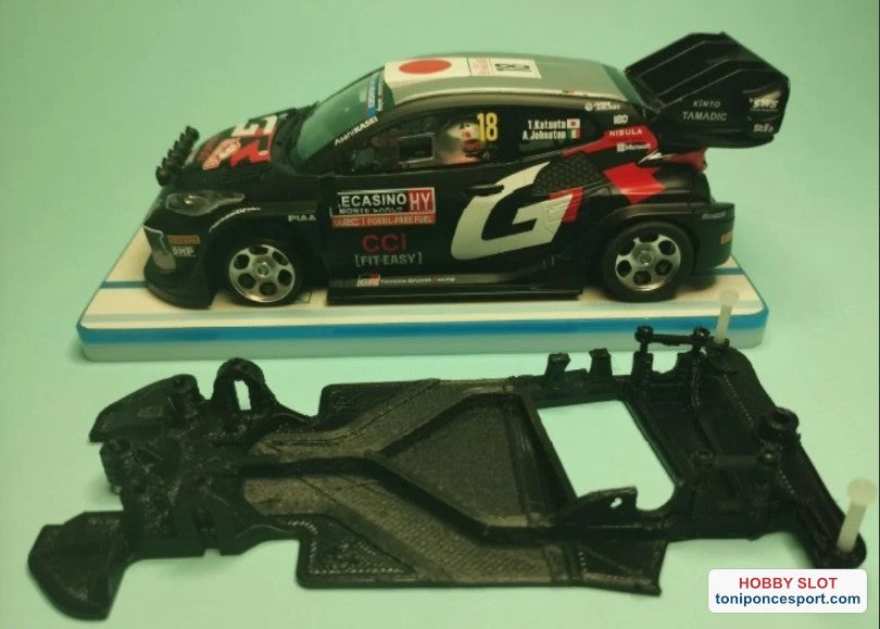 Chasis angular DUAL EVO compatible Toyota Yaris WRC Avant.
