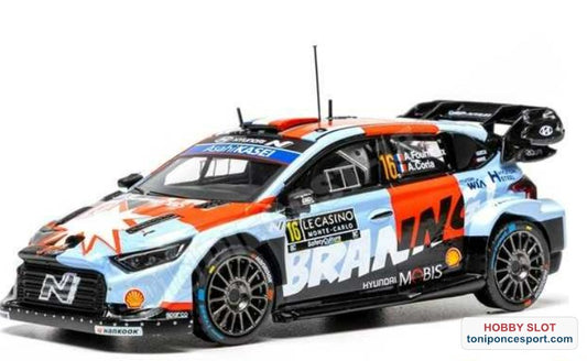 Hyundai i20 N Rally1 Rallye Monte Carlo 2026 Nº16 A.Fourmaux/A.Coria