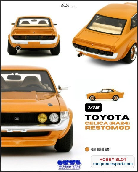 TOYOTA CELICA (RA24) RESTOMOD PEARL ORANGE 2015
