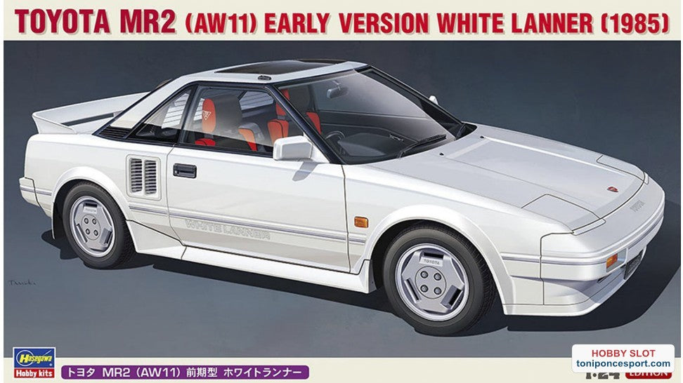Toyota MR2 (AW11) Early Version White Lanner (1985)