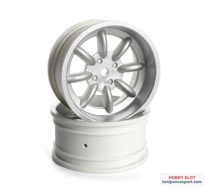 Llantas FS15 Sport 8 Spoke Wheel Silver 26mm (OS 6mm-Pr)