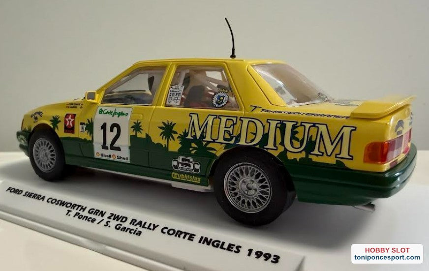 Ford Sierra Cosworth Rallye El Corte Ingles 1992 Toñi Ponce - S. Garcia.