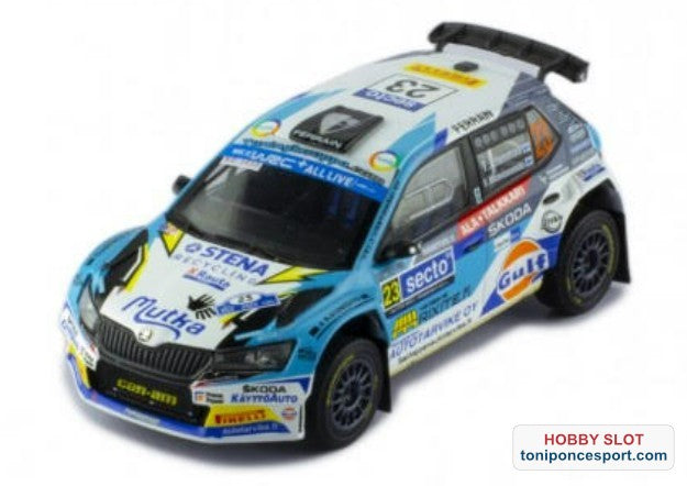 Skoda Fabia Rally2 EVO #23 WRC T.Asunmaa/V.Mannisenmäki Rallye Finlandia 2022