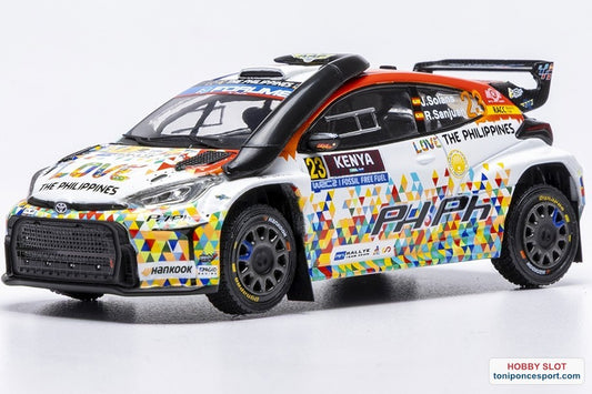 Toyota GR Yaris Rally2 Safari Rallye Kenia 2025 #23 J.Solans/R.Sanjuan 1:43