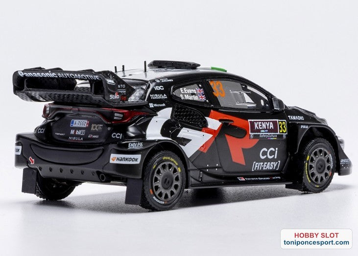 Toyota GR Yaris Rally1 #33 Winner Rally Kenya 2025 E.Evans / S.Matin.