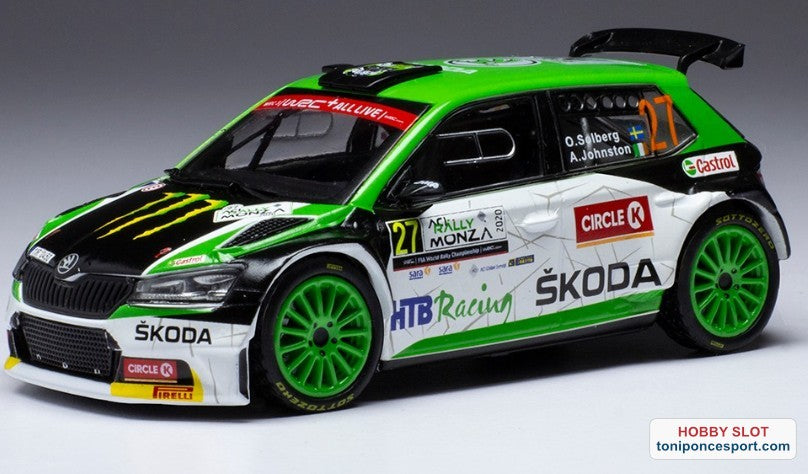 Skoda Fabia R5 Evo, No.27, WRC, Rallye Monza, O.Solberg/A.Johnston, 2020