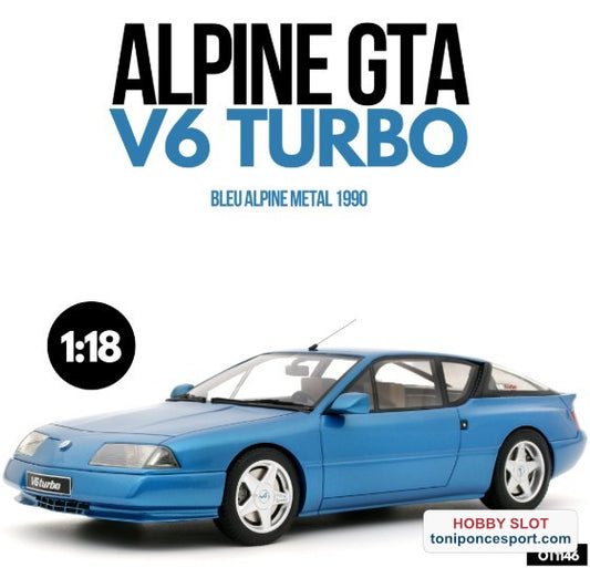 Alpine GTA V6 Turbo Azul Alpine Metal 488 1990