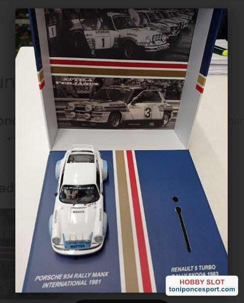 Porsche 934 Rally Manx 1981 Rohrl / Geistdorfer + Caja Especial Ed. Limitada 150 und.