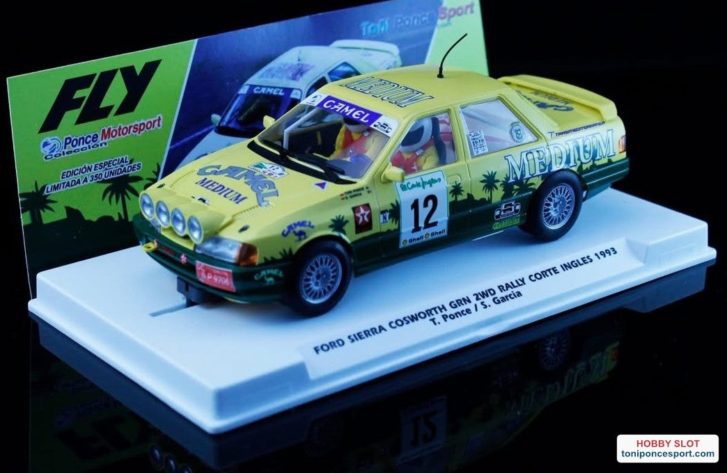 Ford Sierra Cosworth Rallye El Corte Ingles 1992 Toñi Ponce - S. Garcia. (Parrilla FAROS)