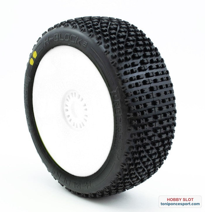 H-BLOCK v2 BUGGY S2 (SOFT) EN LLANTA BLANCA (2pcs.)