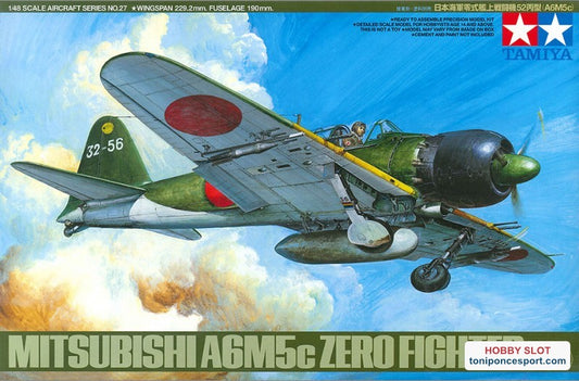 Avión Mitsubishi A6M5c Zero Fighter (Zeke) 1/48.
