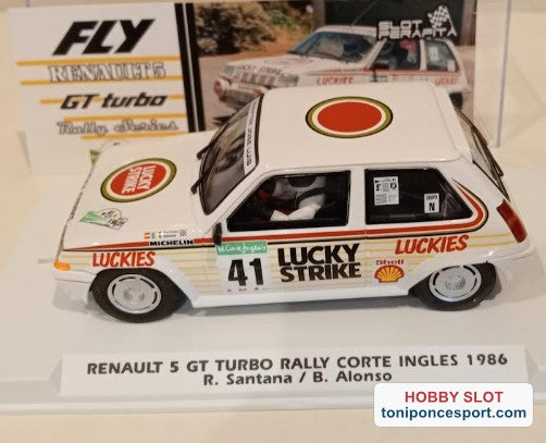 Renault 5 GT Turbo Rally El Corte Inglés 1.986 Raúl Santana / B. Alonso.