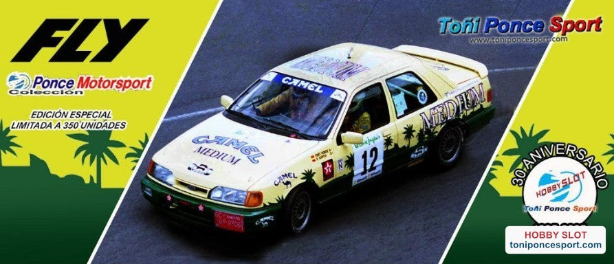 Ford Sierra Cosworth Rallye El Corte Inglés 1992 Toñi Ponce - S. Garcia. (Parrilla FAROS)