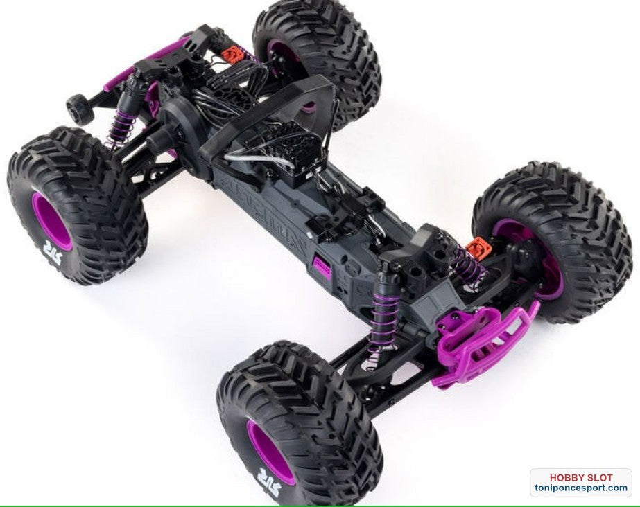 QUAKE 223S DSC 2WD RTR Brushless Monster Truck Purple 1/10