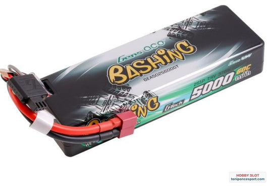 Bateria 7.4V 5000 mAh 60C 2S1P WITH T-DEAN BASHING SERIES