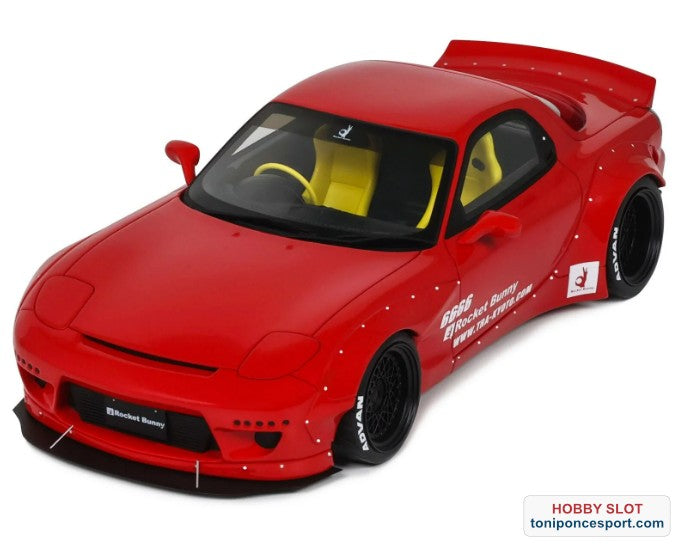 ROCKET BUNNY AERO (V1) MAZDA RX7 (FD3S) RED 2015