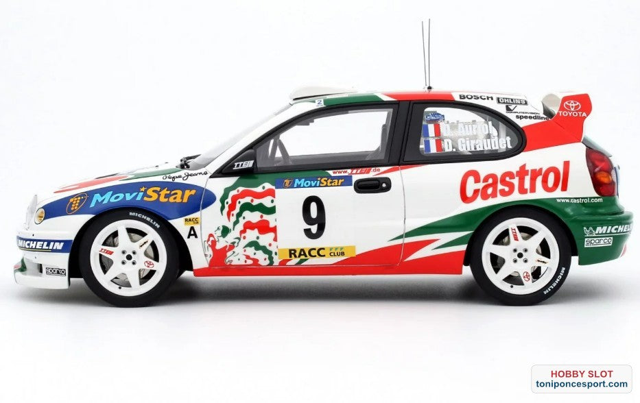 Toyota Corolla WRC #9 D. Auriol Rally Catalunya 1998