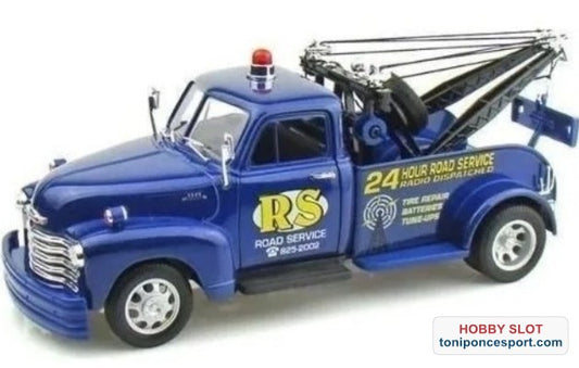 Camión Grúa Chevrolet 3800 "Highway 66 Garage" 1953 Azul/Negro.