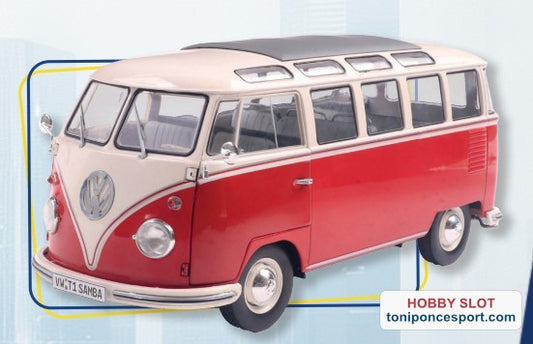 Volkswagen T1 21 Windows Red / White 1962