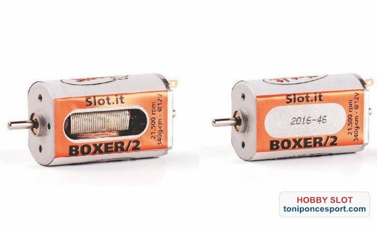 Motor BOXER/2 de 21500rpm 330g/cm Caja larga abierta y cerrada