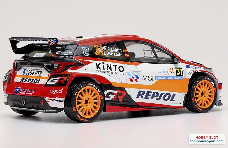 Toyota GR Yaris Rally2 Nº31 A.Cachón/B.Rozada Rally Islas Canarias 2025 WRC2