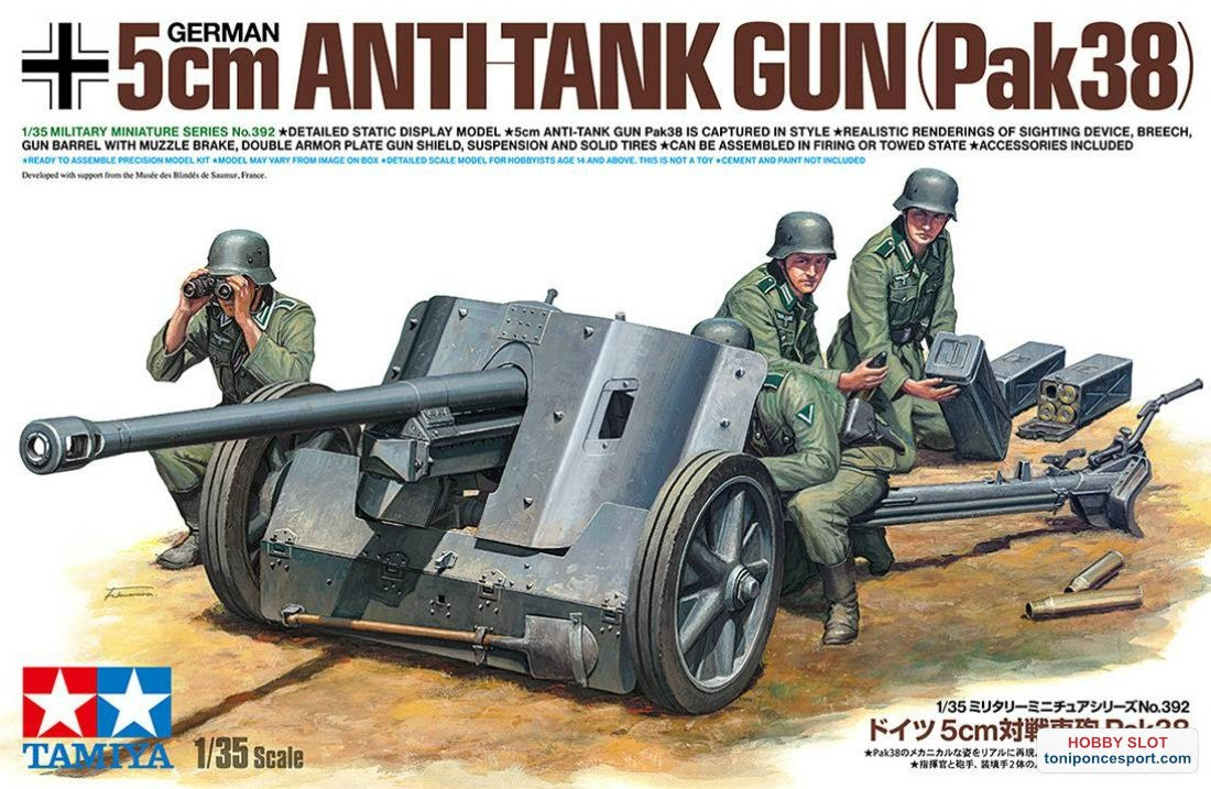 Cañón antitanque Pak38 1/35