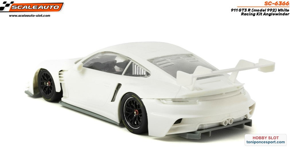P. 911 GT3R (992) White Racing Kit Anglewinder