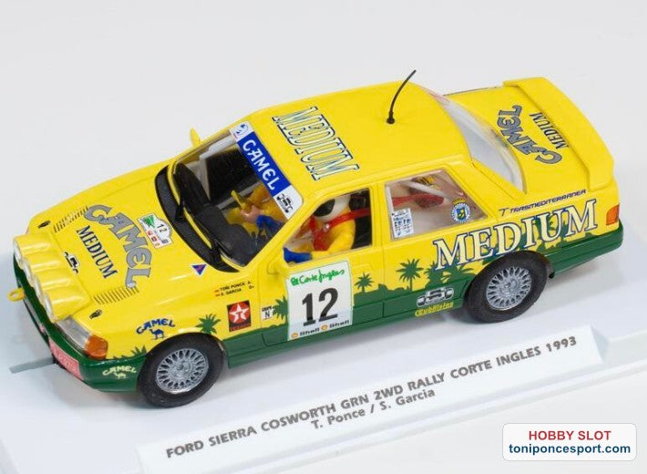 Ford Sierra Cosworth Rallye El Corte Inglés 1992 Toñi Ponce - S. Garcia. (Parrilla FAROS)