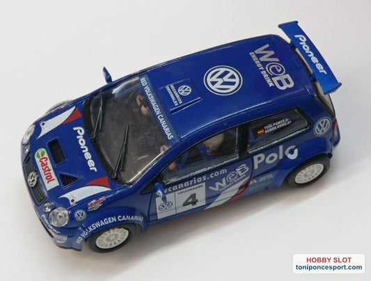 Volkswagen Polo S-1600 Subcampeon de Canarias 2006 "Toñi Ponce - Ruben Glez." Red Volkswagen Canarias