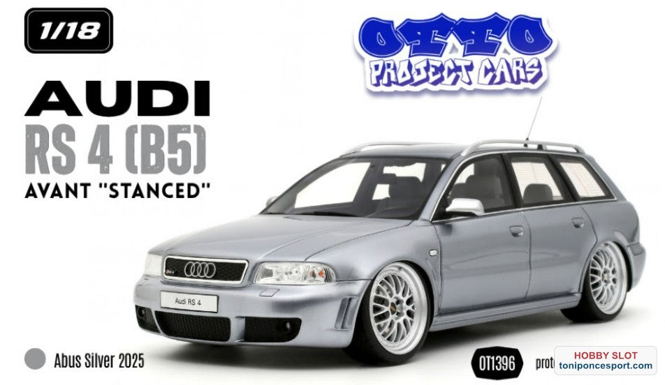 AUDI RS 4 (B5) AVANT "STANCED" AVUS SILVER 2025