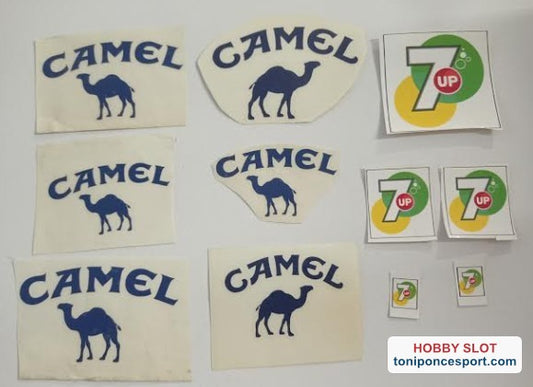 Pegatinas Camel + 7Up