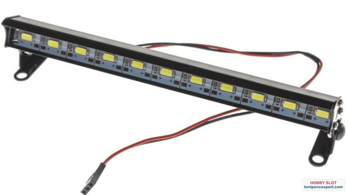 Luz LED superior de aluminio "Alta luminosidad" - Negra.