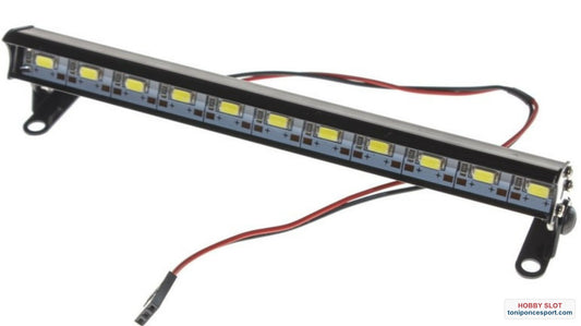 Luz LED superior de aluminio "Alta luminosidad" - Negra.