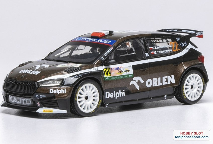 SKODA FABIA RS RALLY2 2024 #22 K.Kajetanowicz M.Szczepaniak 2 Rally Japan
