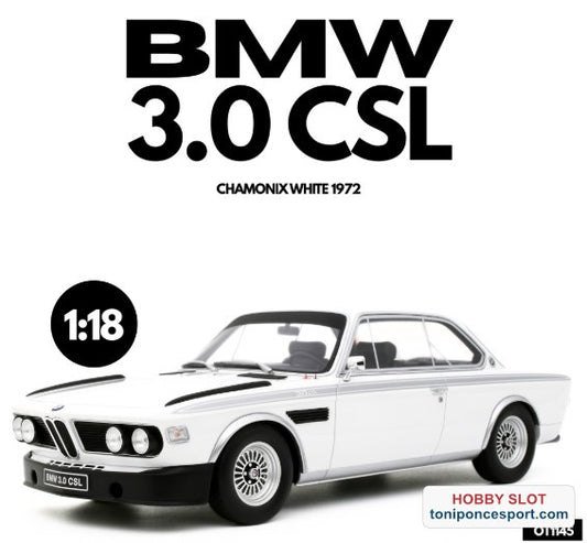 BMW 3,0 CSL CHAMONIX WHITE 1972
