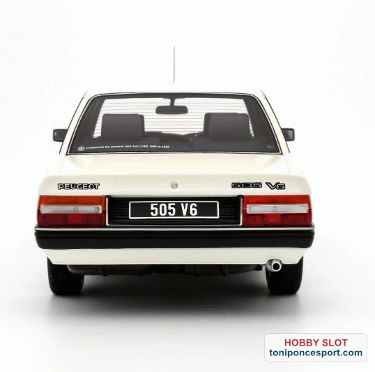 PEUGEOT 505 V6 BLANC MEIJE 1989